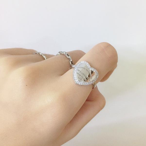 Tarnish Free 925 Sterling Silver Rings Jewelry Stamped Rhodium Plating