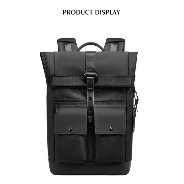 Male Daily Used Waterproof Smart Backpack 20-39 Litre Wear Resistance