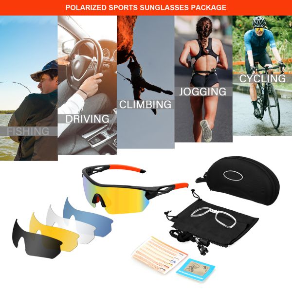 Женщины людей поляризовывали солнечные очки бейсбола с объективами поликарбоната