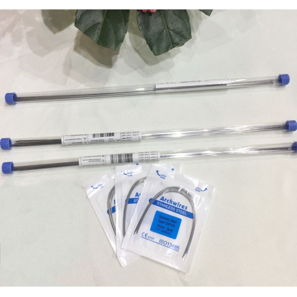 Orthodontic Stainless Steel Bull Braces Loop Wire For Teeth Alignment And Dental Retention