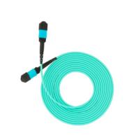 MPO a la base con varios modos de funcionamiento 3M del cordón de remiendo de la fibra óptica de MPO 12