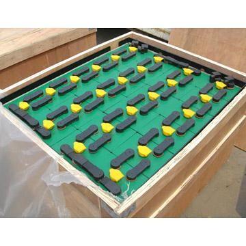 Electric Fork Truck Battery For Forklift , Pallet Jack Battery 198mm Cell Width