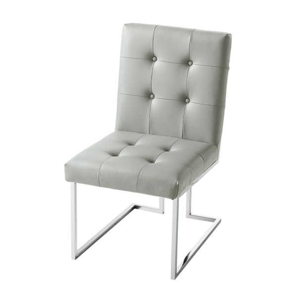 Stainless Steel Upholstered Fabric Dining Chair