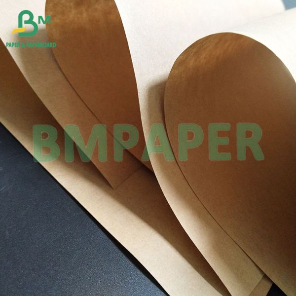 Envases de papel de 75 gramos 90 gramos de papel Kraft marrón de alta resistencia Bolsas de cemento