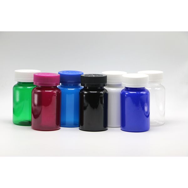 Translucent Supplement Bottles 120mL 4oz PET Capsule Bottles with Safety Cap
