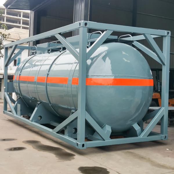 Customized 20 Feet Tank Container Pure Aluminum Tank Container For Transportation