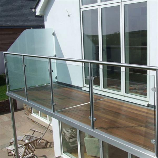 TESIA Modern Glass Balustrade Railing For Apartment Balcony Deck Terrace Staircase