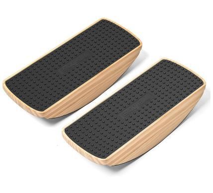 OEM ODM Acceptable Office Home Non-Slip Anti Fatigue Mat with Wooden Wobble Board