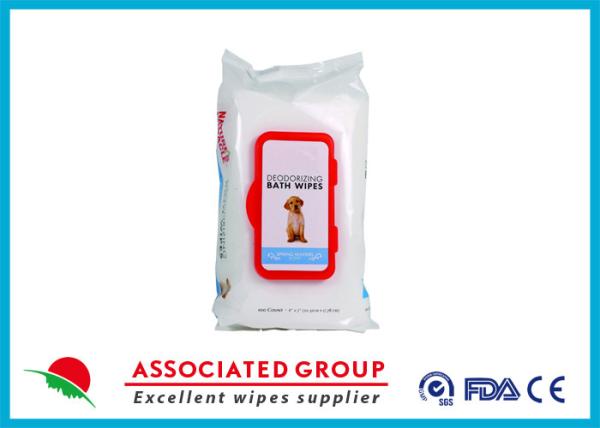 Chiffons antibactériens médicamentés de chien