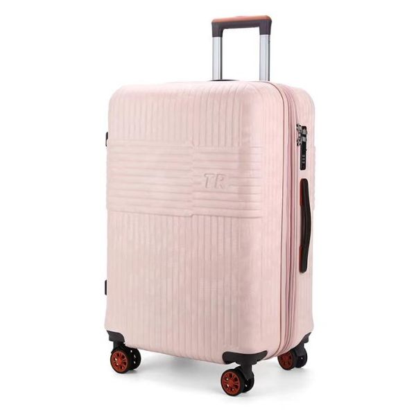 Novelty Dark Floral Pattern Hard Cover Luggage Hard Case Suitcase Contrast Color