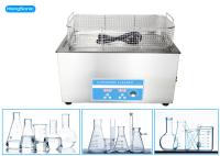 Limpiador ultrasónico 10L de laboratorio del CE del limpiador ultrasónico del equipo con la función ajustable del poder
