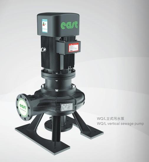 EAST Wq/L Non Clogging Submersible Sewage Pump, Municipal Engineering Sewage Pump Vertical Sewage Pump