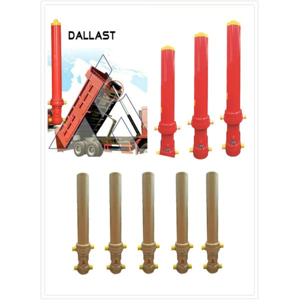 Single Acting Dump Truck Tipping Truck Farm Truck Hydraulic Cylinder