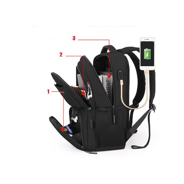 Hot Products To Sell Online Waterproof USB Interface Business Laptop Backpack