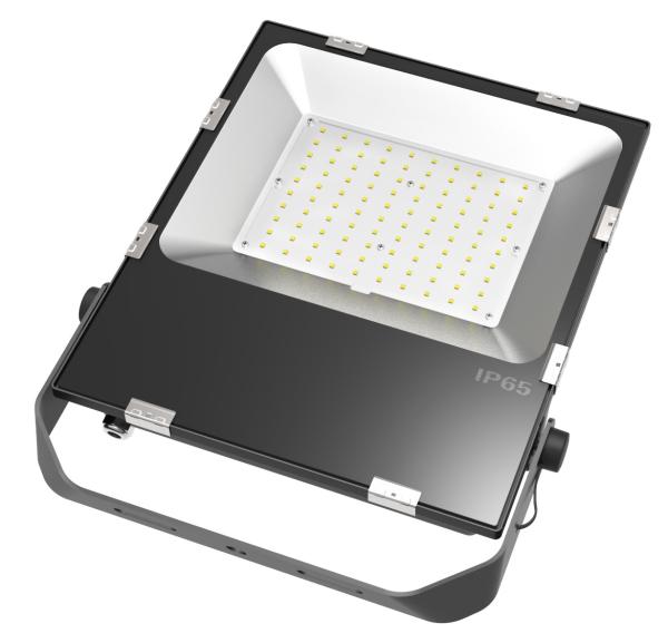 Exterior IP65 White / Black SMD 200W Brightest Led Flood Light For Exhibition