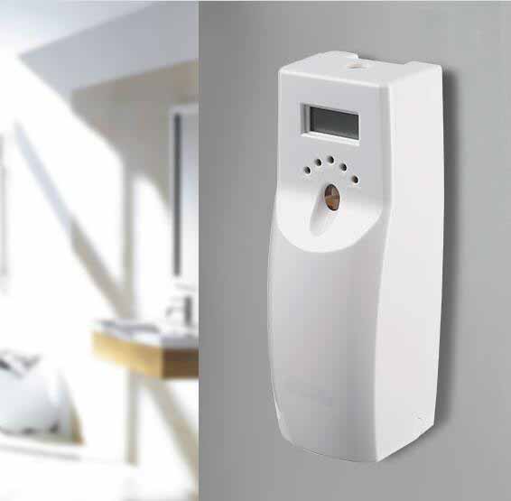 Sensor LCD Automatic Aroma Dispenser Wall Mount For Perfume Deodorization