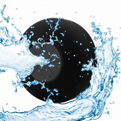 300mAh IP34 Sucker Waterproof Bluetooth Speaker Wireless For Outdoor