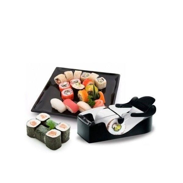 Black Small Kitchen Tools Japan Fill Magic Roll Sushi Maker Set Plastic