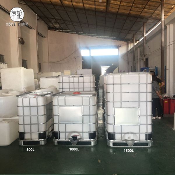 Roto Mold Stacking 1500L IBC Tote Tanks For Chemical Storage Transport
