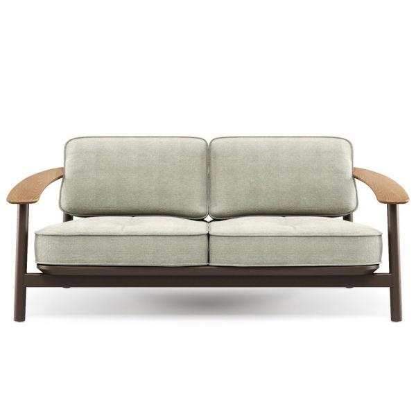 Modern Nordic Teak Wood Aluminium Garden Sofa Dining Set