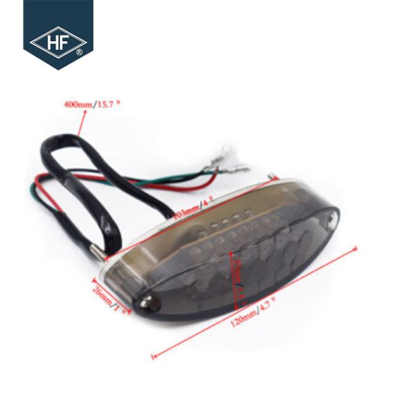 Universal Red 12V LED Aftermarket Motorcycle Lights For Tail Rear Brake