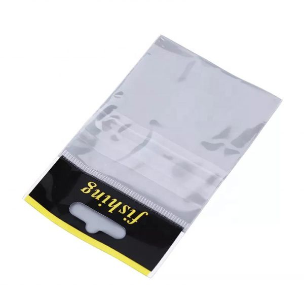 Custom Order Transparent Fishing Lure Bait Bags Zipper Bag Packaging Accessories Recyclable Material Structure Pet Vmpet Pe