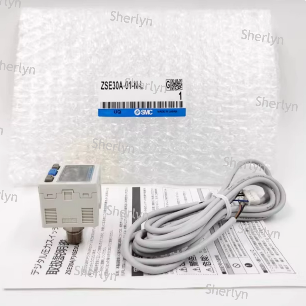 High Precision Digital Pressure Sensor PNP Output Automatic Production Line Air Pressure Control SMC ISE30A-01-P-L