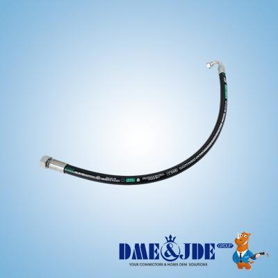High Pressure Steel Wire Braided Synthetic Rubber Hydraulic Hose Assy