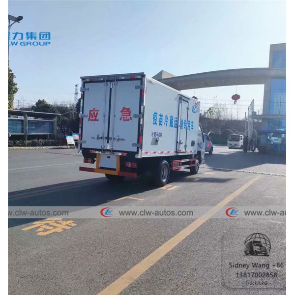 Король Холодильник Van Тележки С замороженных продуктов JMC 4x2 3T 5T Доставки Refrigerated термо-