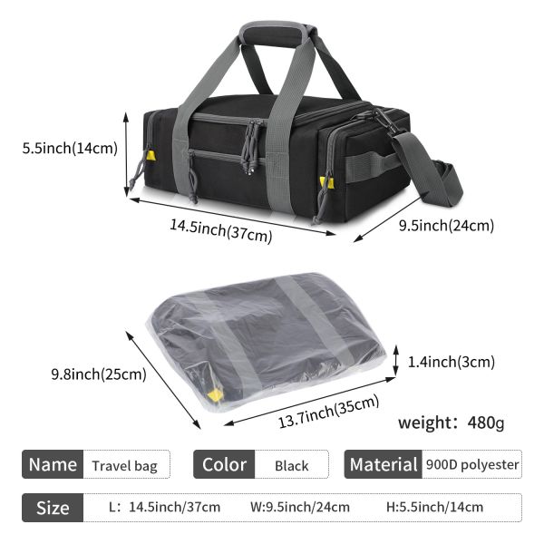 Un seul épaule lourd sac à dos de voyage porté sur 22 x 14 x 9 37 x 24 x 14 cm