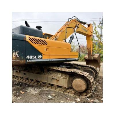 Excavadora Hyundai 485-9T usada em Xangai com capacidade de balde de 2,5 m3 e motor Cummins