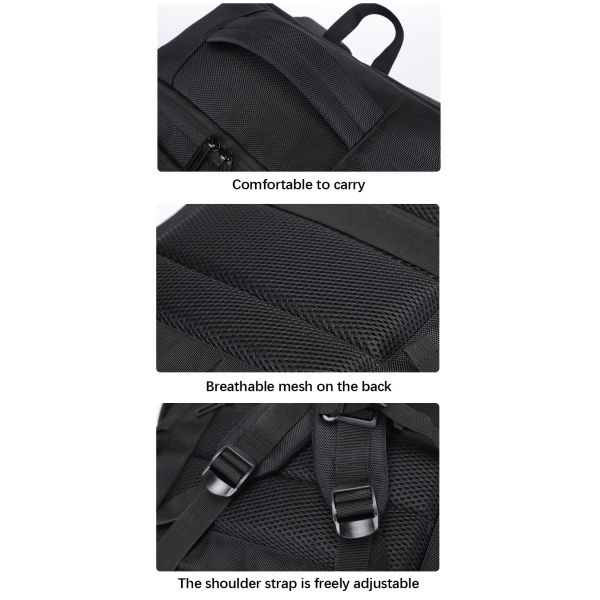 Custom Design Business Mens Laptop Bags USB Charging Backpack Big Capacity