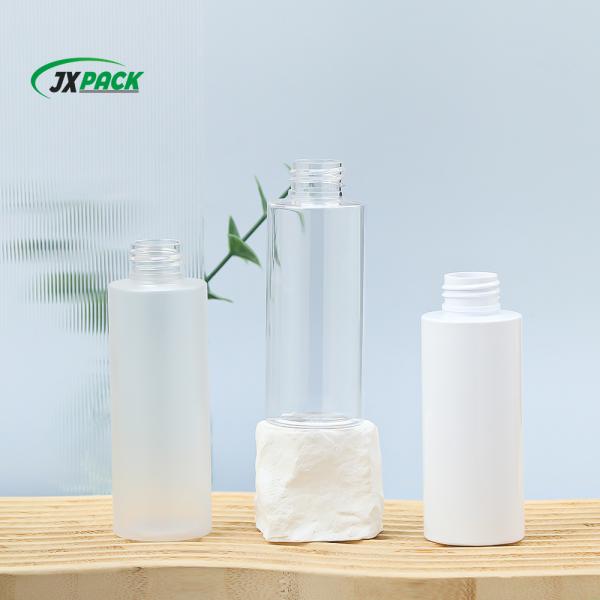 Customized cosmetic bottle packaging, PET plastic facial toner bottle