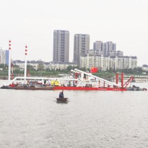4000 Cubic Meters Per Hour Water Flow Suction Dredger Ship For Heavy Duty