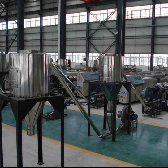 Shenzhen HYPET PVC Pelletizing Line With Twin Conic Extruder / PVC Granules Making With Conic Twin Screw Extruder Machine