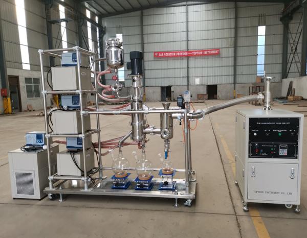 Thin Film Evaporator Herb Extraction Machine Short Path Distillation For CBD Oil