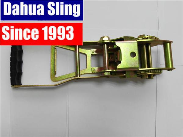 Zinc palted Ratchet belt Buckle / Ratchet Strap Parts 50mm Width