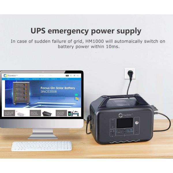 Waterproof 1200w Portable Solar Power Station For Camping