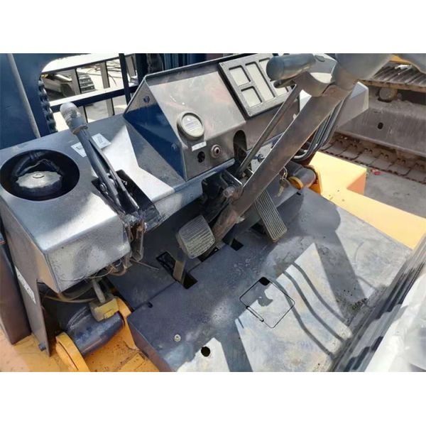 Tipo de motor 6D95L Japón de fabricación Usada 7 toneladas Komatsu carretilla elevadora en buenas condiciones para la venta al por menor