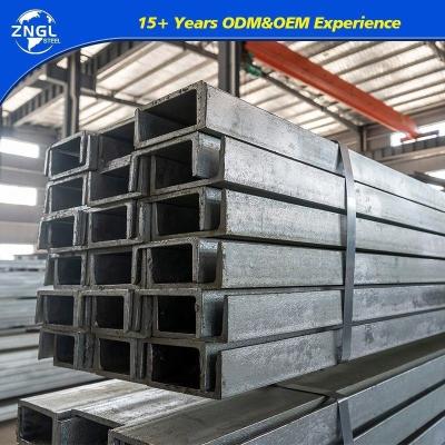 Zngl ASTM A36 Matériau de construction structural en acier acier H poutre Ss400b U canal -06