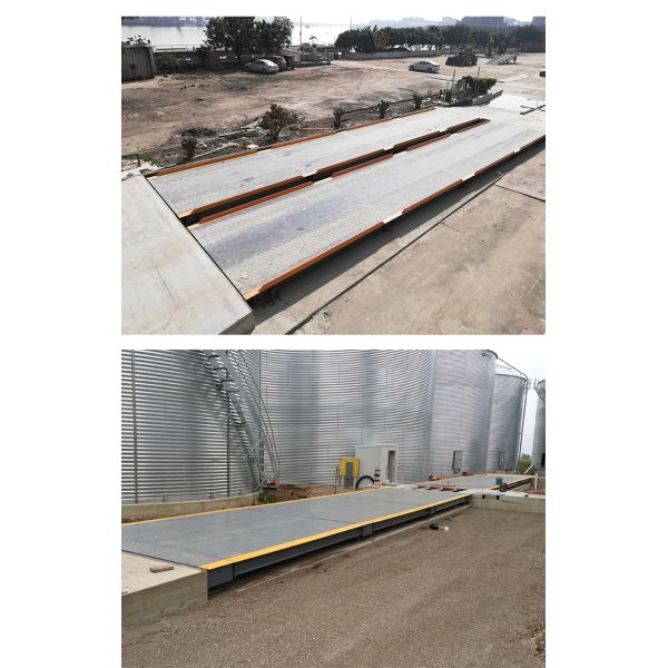 Heavy Vehicle Weighbridge Truck Scale Electronic 60 Ton With Software High Accuracy
