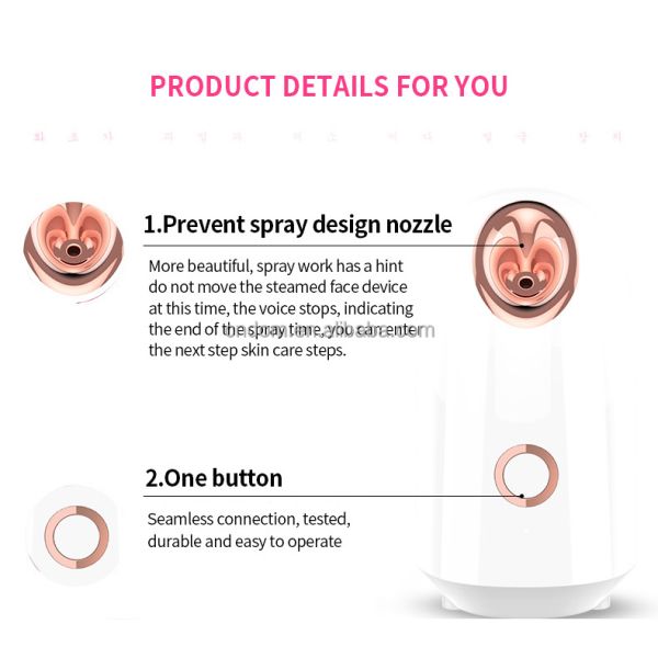Commercial Multifunction Facial Machine with Handheld Steamer and Lightening Function