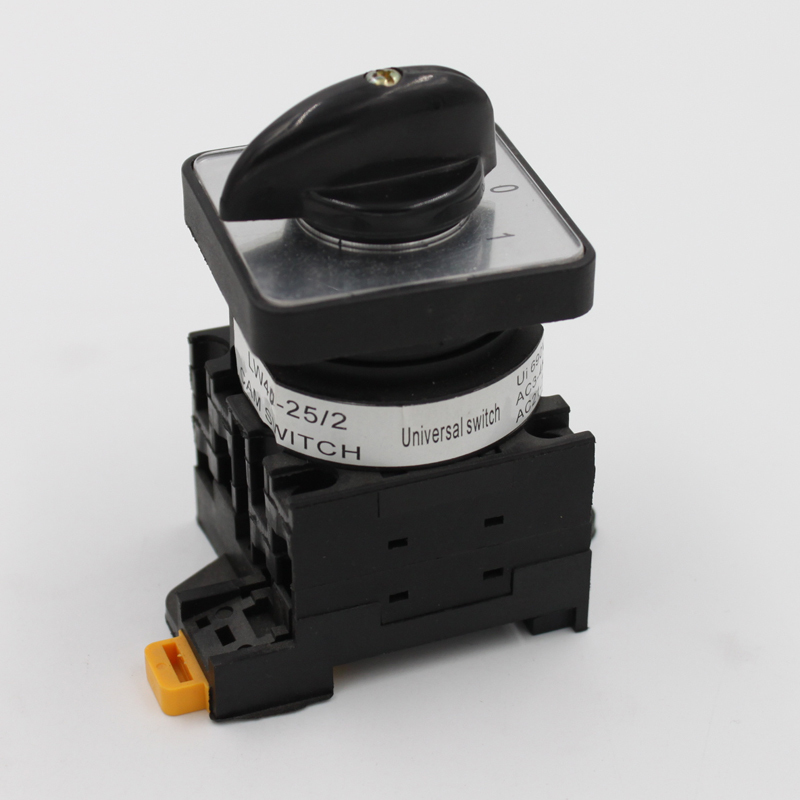 LW40 Series 25A 3-Pole 2-Position Rotary Cam Switch Din Rail Changeover Switch Product Category Rotary Switches