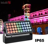Outdoor 40*10W RGBW LED City Color Light Beam Wash Strobe Effect Waterproof Wall Washer Flood Lights IP65 DMX512 Control Mode