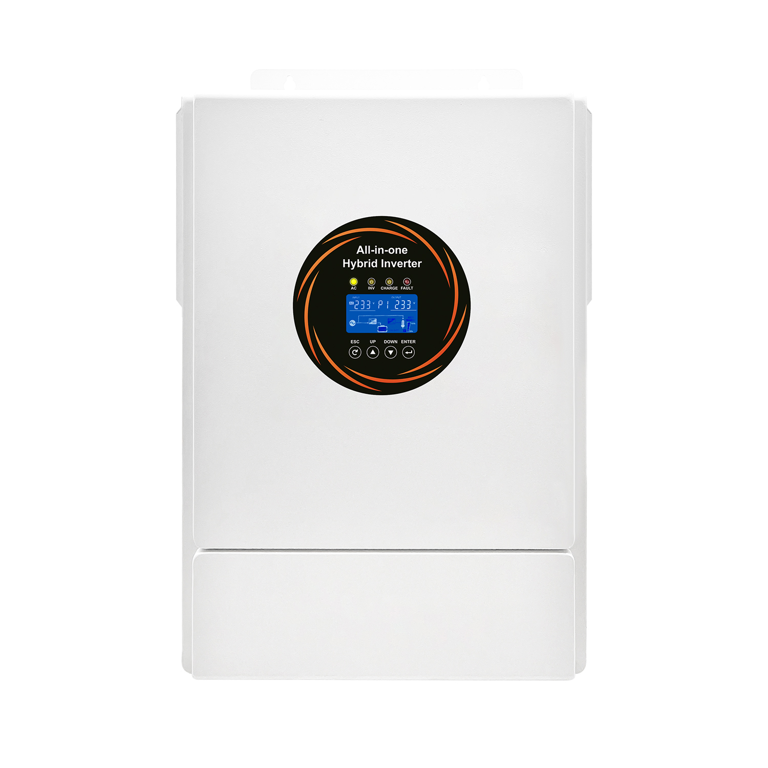 6KW All In One Hybrid Solar Inverter Pure Sine Wave MPPT Controller Support Battery-Free Operation