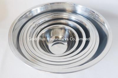 FDA Stainless Steel Basin 14cm Serving Preservation Deep Mixing Bowl Natural Color