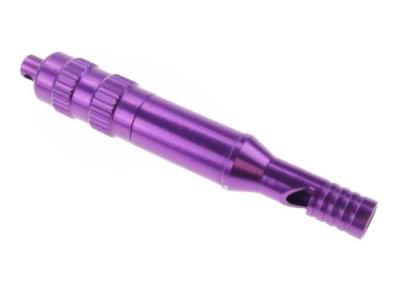 Children Purple Aluminum Whistle Machined 70mm Lightweight Oxidation Finish