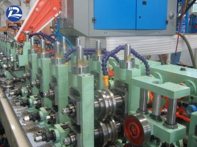 Auto Flying Saw 76.2mm Oval Steel  Tube Mill Line Straight High Frequency