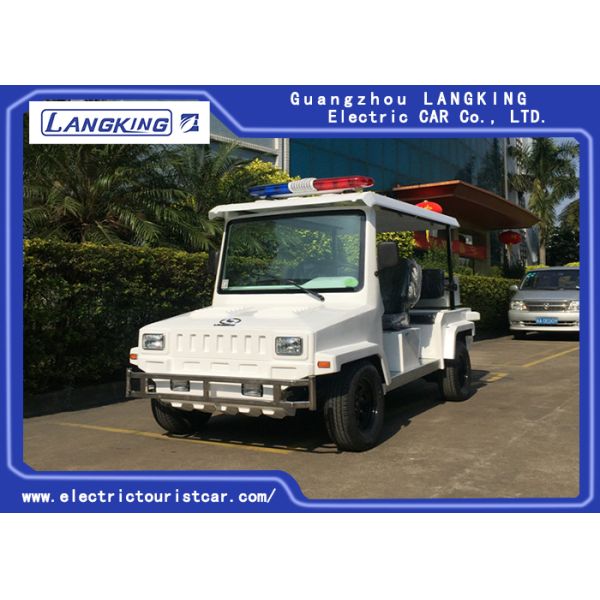 Патрульная машина тележки гольфа 4 Сеатер электрическая для света автомобиля круиза безопасностью с осторожностью