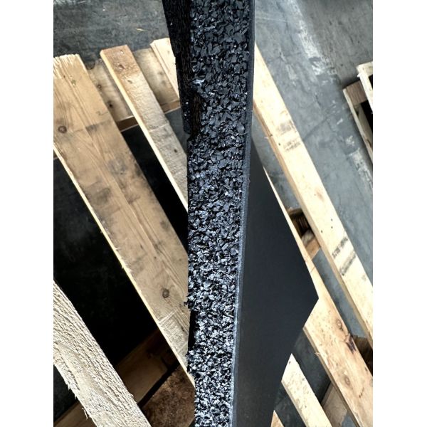 Outdoor Elastic Rubber Mats with Grooves for Gym and Playground Flooring